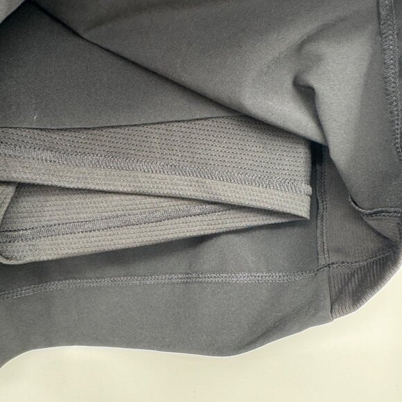 Athleta Skort Women’s size 12  Black Zip Pockets Elastic Waist Shorts Tennis Run - Picture 4 of 9